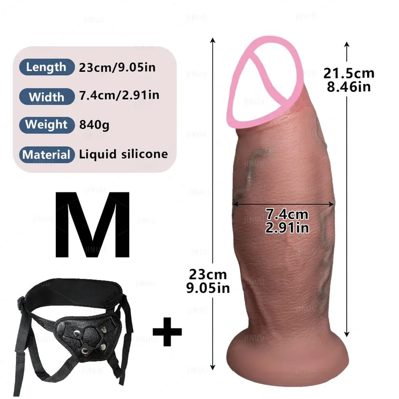 Huge Realistic Dildo Fantasy Long Penis Big Dick Suction Cup Dildos For Women Giant Anal Dildo Sex Toys For Women Men Gay — image 8