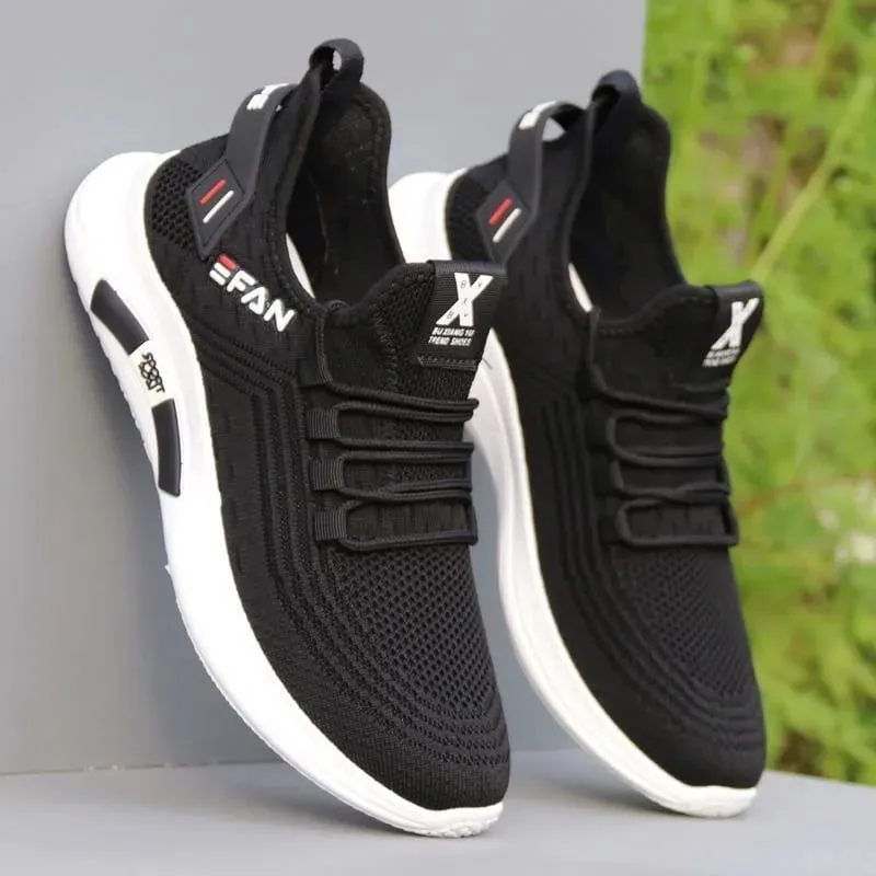 2025 Men Casual Shoes for Outdoor Comfortable Air Mesh Shoes Summer Breathable Men Loafers Wide Slip On Walking Shoes Men