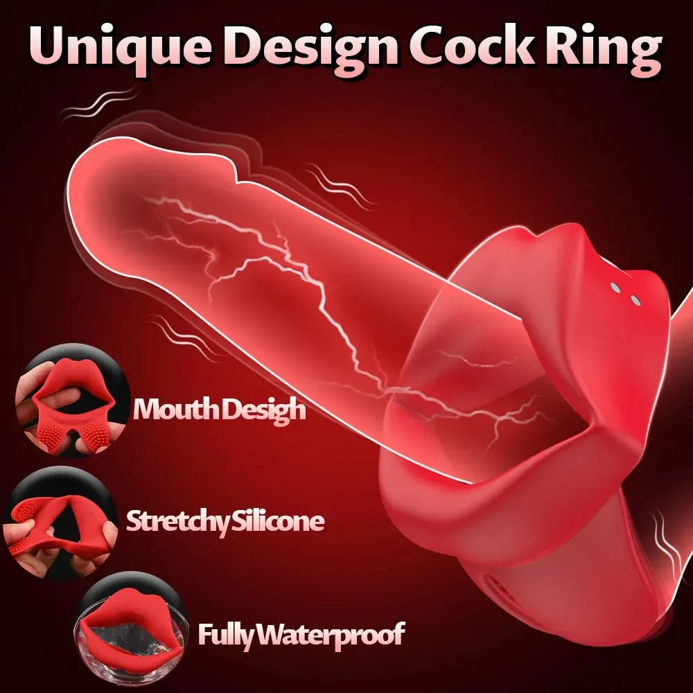 Penis Ring for Men Couple Semen Cock Ring Penis Ejaculation Delayed Vibrating Cock Ring Sex Erotic Toys For Male Ring For Adult — image 3