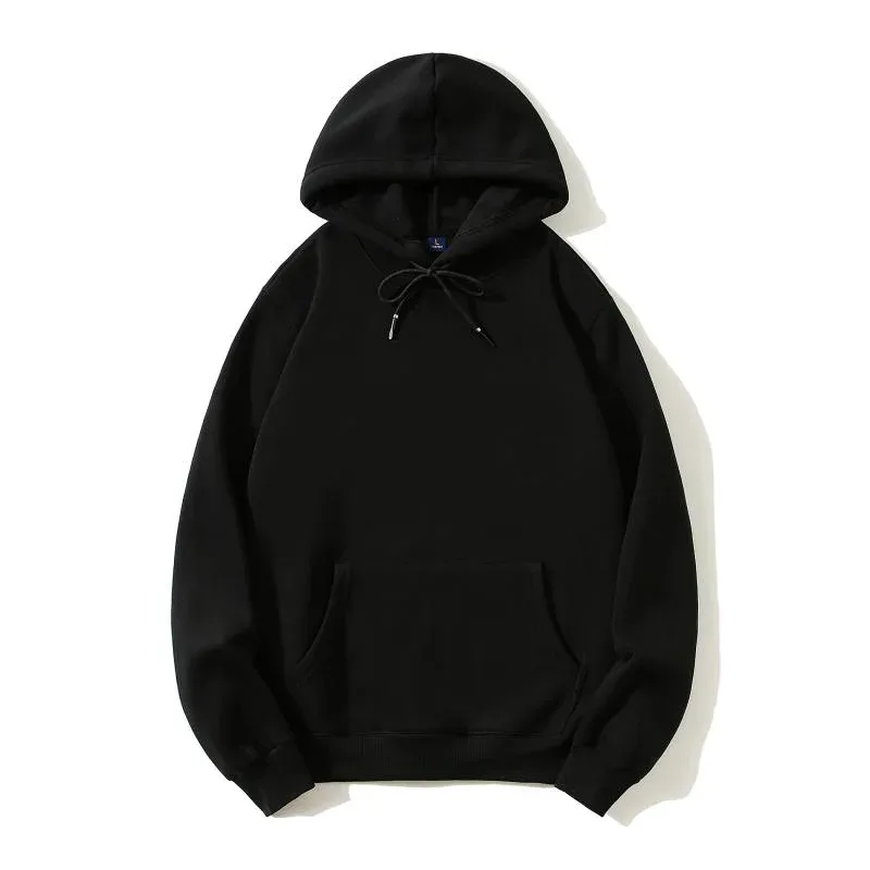 Cetakan Fesyen Hoodie Berkualiti Tinggi Logo Tersuai Kumpulan Peribadi Jenama Sulaman Lelaki dan Wanita Tebal 100 % Kapas Pullover Bulu
