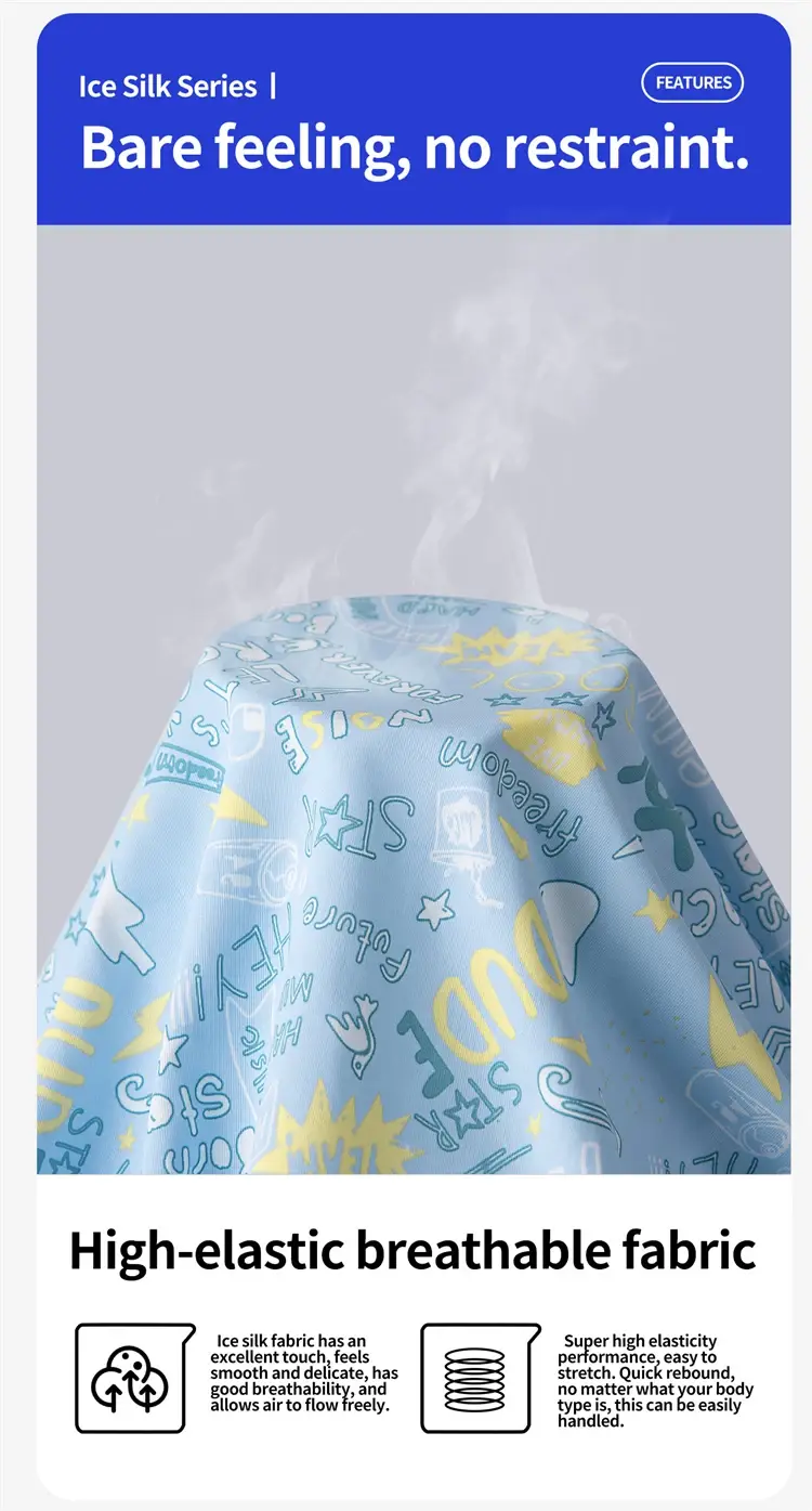 MiiOW 4Pcs Ice Silk Men Boxers 10A Antibacterial Crotch Man Panties Underpants Breathable Cartoon Print Men's Underwear Trunks — image 5
