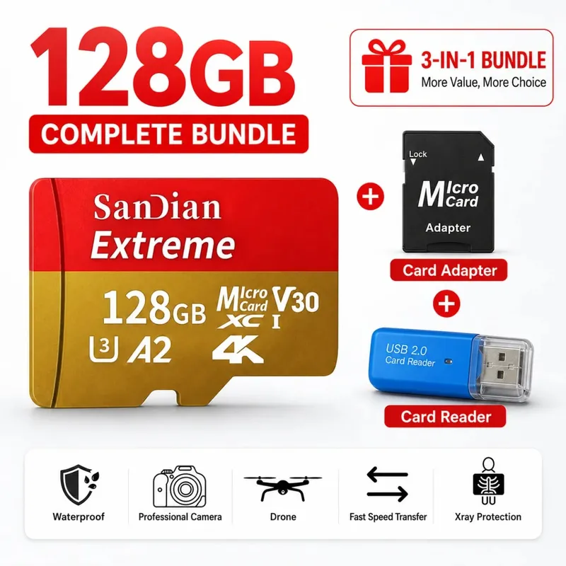 High-Speed 128GB Micro TF Card Class10 256GB Flash Card 512GB Memory Card for Smartphone Tablet — image 13