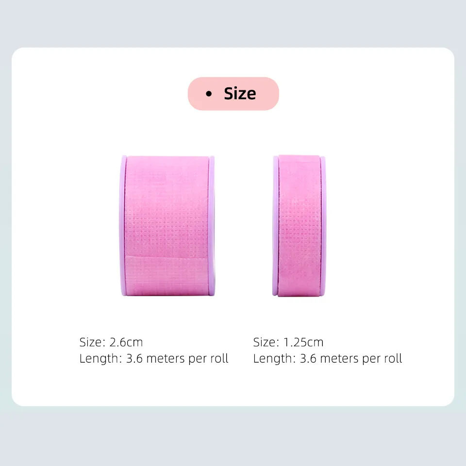 20Rolls/Lot Silicone Gel Tape for Lash Extension Sensitive Skin Multi Use Non-Woven Breathable Under Eye Pad Patches Makeup Tool — image 4
