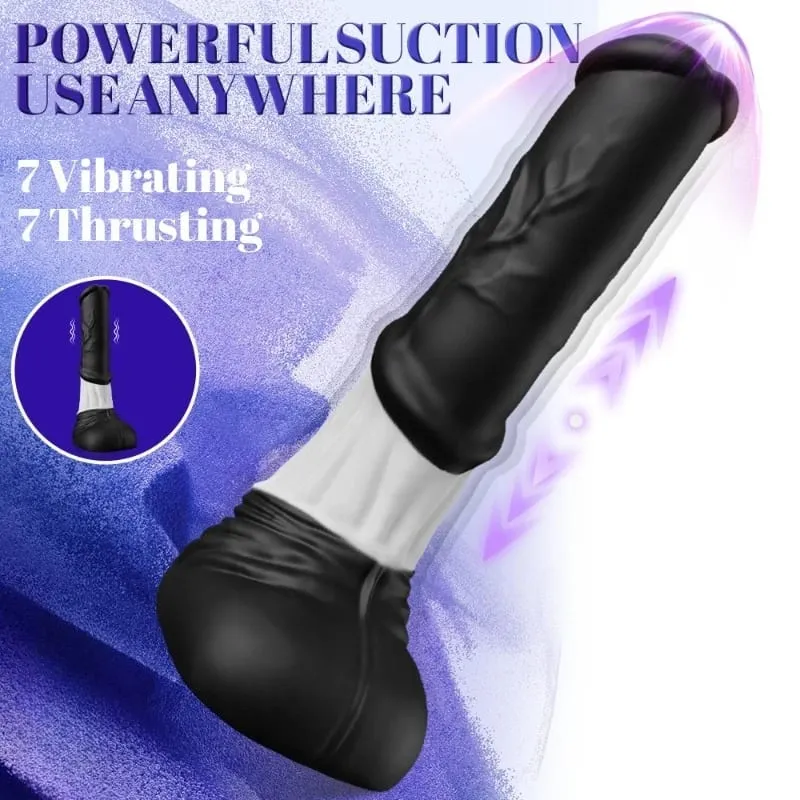 New Thrusting Horse G-spot Dildo Vibrator 11.8" Monster Big Dildo Vibrations App Remote Control Suction Cup Adult Sex Toy — image 2