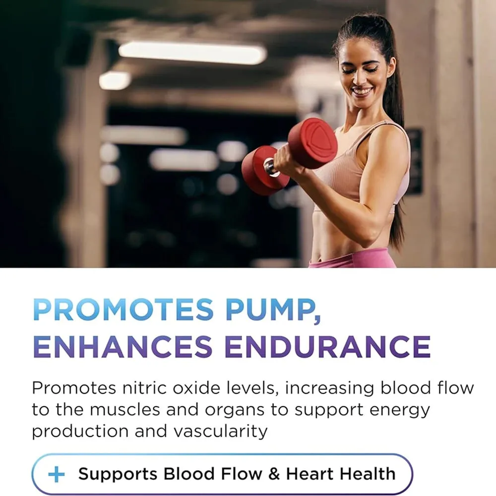 L Arginine 3000mg for Men Women Muscle Mass Supplement for Endurance Energy and Heart Health Support During Exercise Non-GMO — image 4