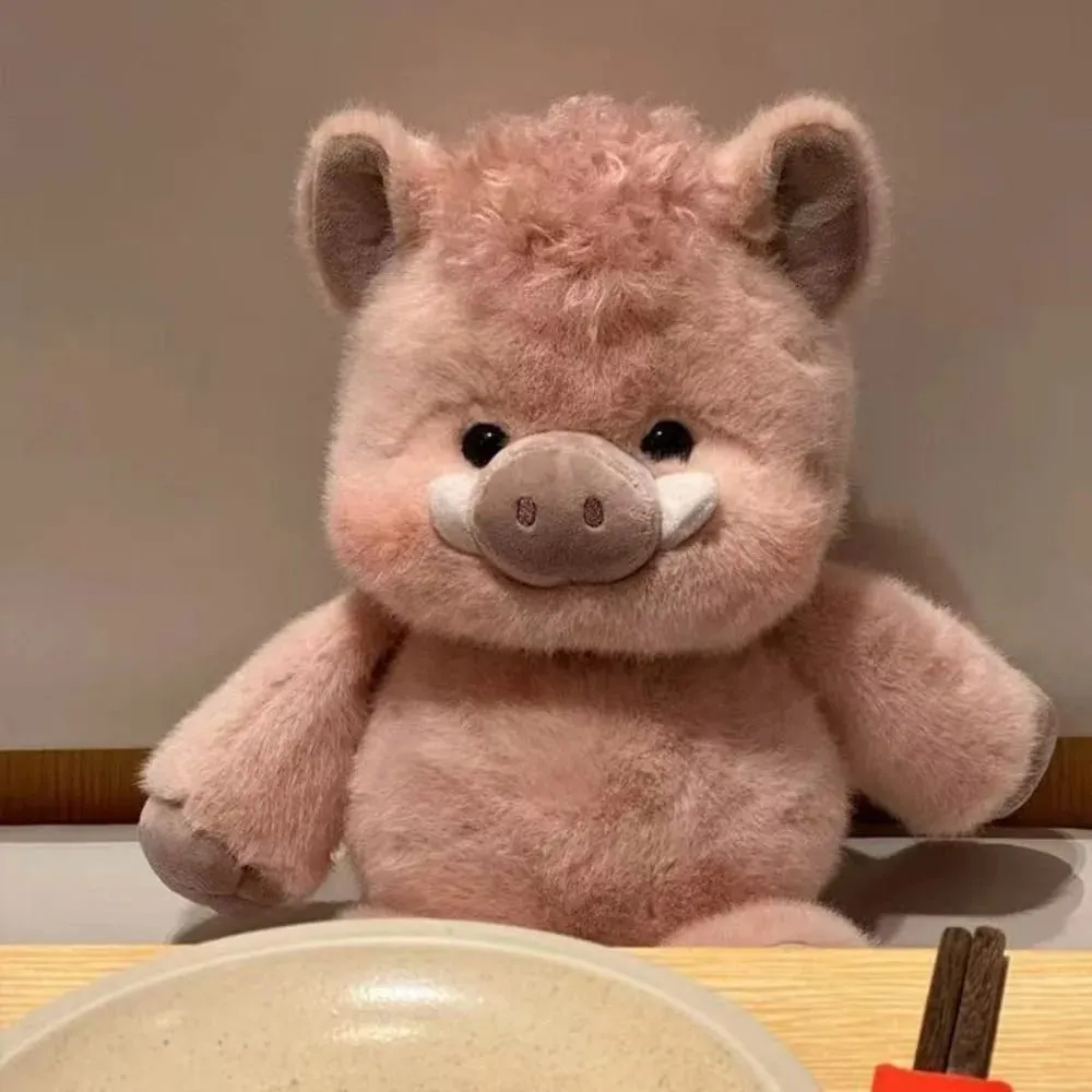 New Design Soft Pig Stuffed Animal Plush Pillow Cute Emotional Support Plush Toy 17.7inch Stuffed Toys — image 1