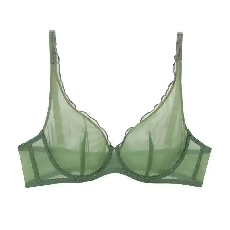 New Arrival Ladies Full Cup Bra Set Ultra Thin Minimizer Sexy Support Anti-Sagging Side Slim ABCD Everyday Comfort Lingerie Set — image 9