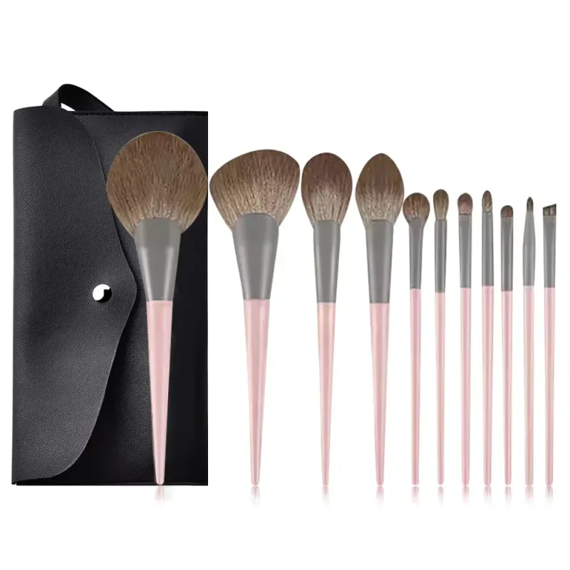 9PCS Makeup Brushes Set Eye Shadow Foundation Powder Contour Makeup Brush Cosmetic Beauty Tool Kit — image 10