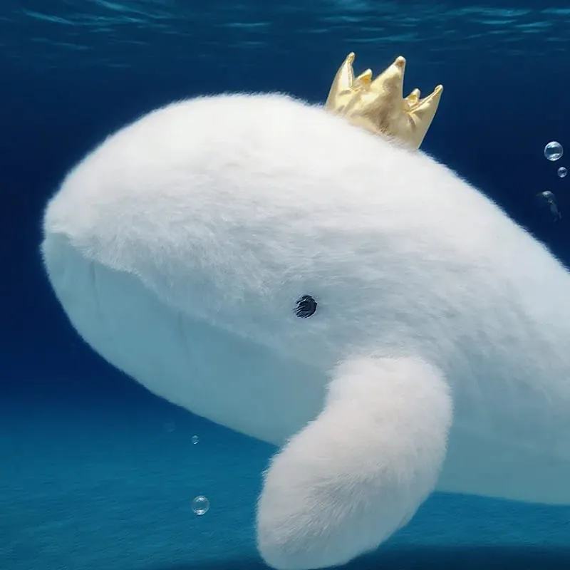 60cm Cute Beluga Whale Plush Toys Super Soft Plush Throw Pillow Skin-friendly Sleep Companion Decorative Ornament Gift For Child — image 5