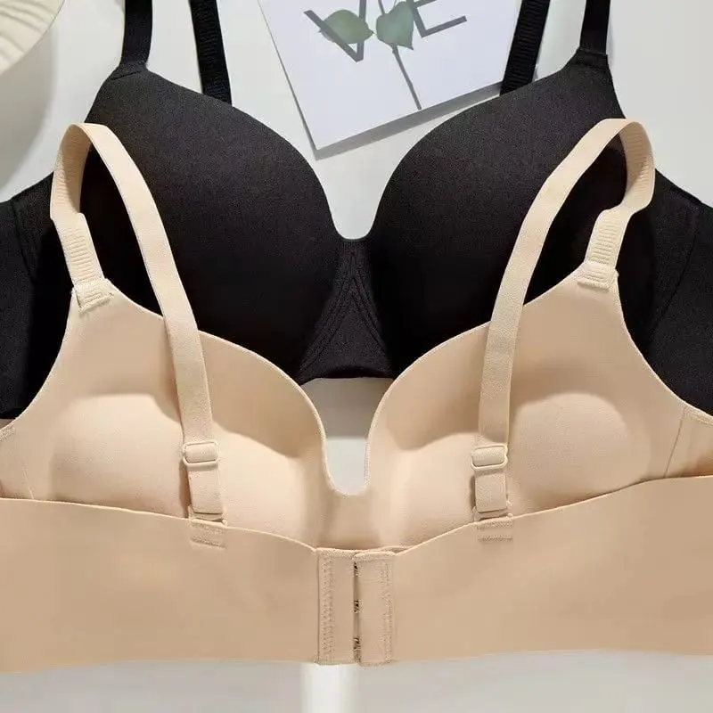 12CM Ultra Thick Push Up Bra for Small Chest Seamless Wireless Lift Anti-Sagging Bra Soft Support Invisible Bra Lingerie — image 5
