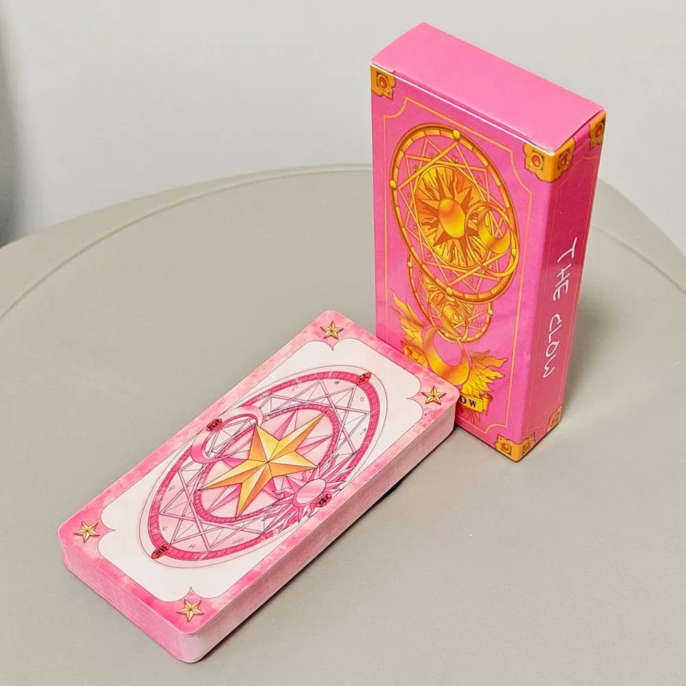 11x5.5cm Cardcaptor Sakura Tarot Deck - Complete 56 Card Set | Pink Sakura Edition for Fans & Cosplay — image 2