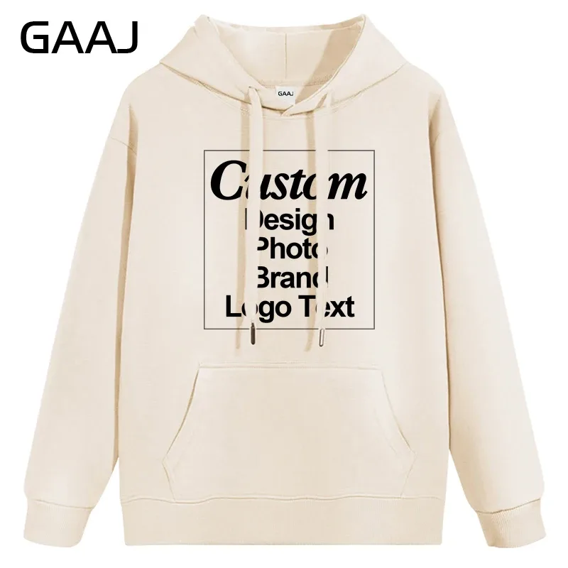 High Quality Custom Hoodie Cotton Sweatshirt Print Embroidery Brand Logo Text Photo Design Men Women Famliy Team Clothing 300g — image 52