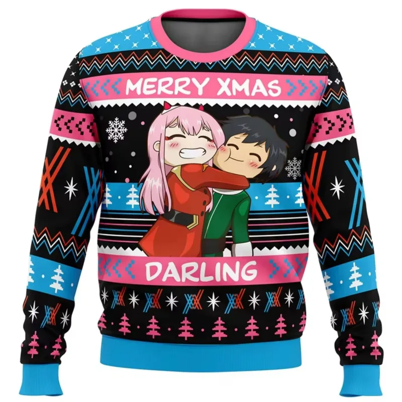 Anime One Piece Luffy Navidad feo suéter 3D sudadera Tops Otoño Invierno Cosplay Santa Claus suéteres regalo — image 9