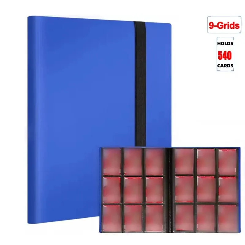 160/360/480/540 Cards Capacity Pocket Holder Binders Albums For Game Card Book Sleeve Holder Large-capacity Card Binder Notebook — image 29