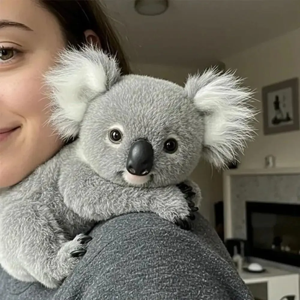 New Design Soft Koaly Plush Toy Emotional Support Cute Animals Plush Mimics Natural Movement for Emotional Support