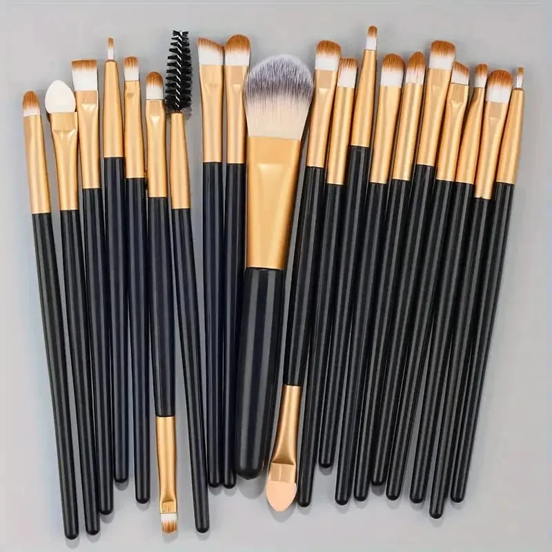 Makeup Brushes Set Premium Synthetic Kabuki Foundation Concealers Powder Blush Blending Face Eye Shadows Brush Set — image 10
