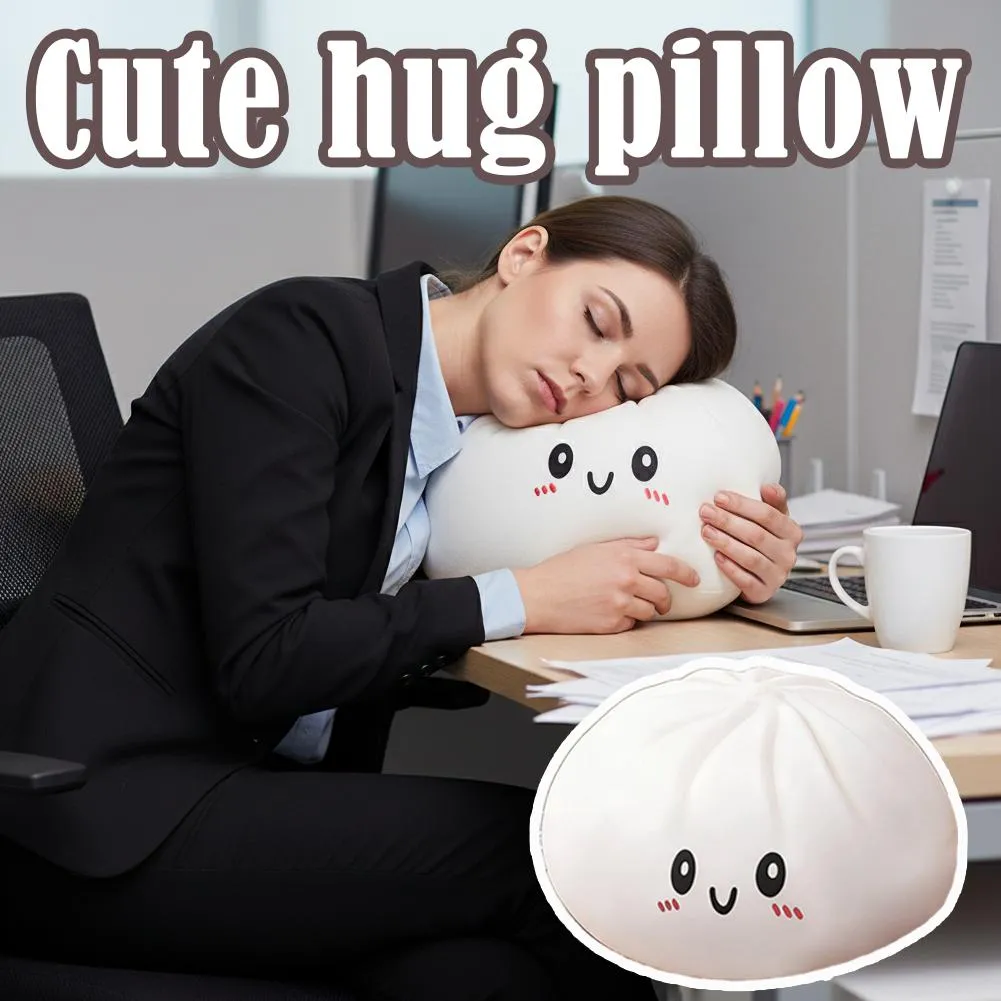 Juguete de peluche blando con bola de masa grande, almohada de abrazo de peluche suave para mascotas, diseño de vaporizador Adorable, decoración del hogar, juguete para aliviar el estrés para niños — image 2