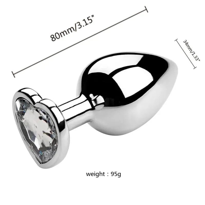 3 Sizes Metal Anal Plug Jewelry Base Beginner To Expert Butt Plug Tail Female Male Adult Toys Dildos Adult Sex Toys Couples — image 13