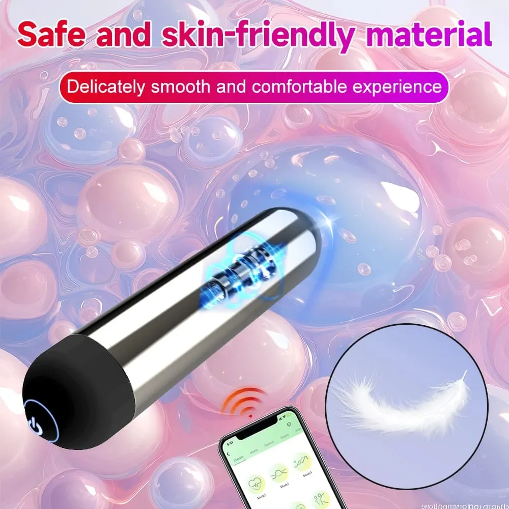 Erőteljes Bullet Vibrator APP Bluetooth Control Clitoral G Spot stimuláló masszírozó mini anális punci stimuláló szexjáték nőknek — image 2