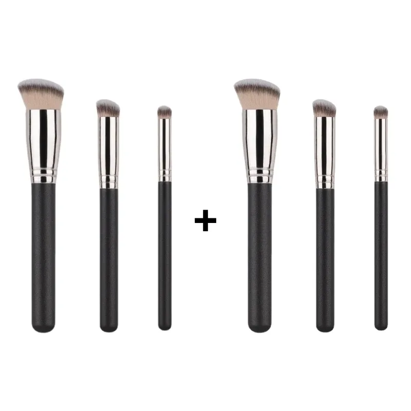 3pcs Angled Foundation Makeup Brush Set Professional Makeup Brushes for Liquid Foundation Cream BB Concealer Women Beauty Tools — image 11