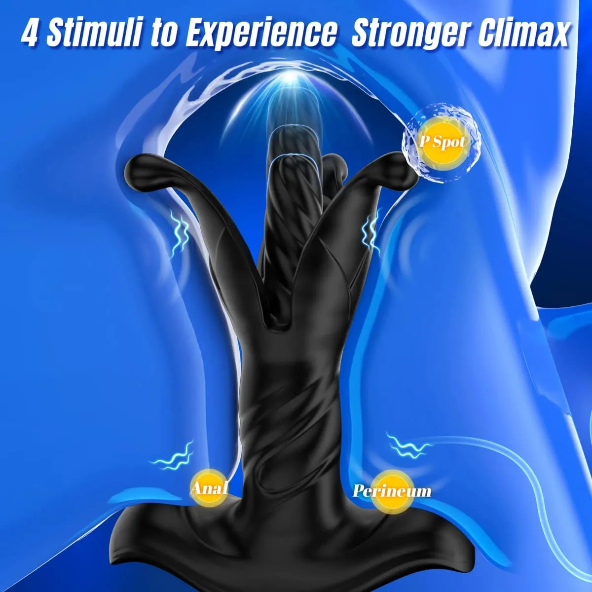 Prostate Massager Anal Vibrator Male Sex Toys for Men Anal Plug 9 Tension Shock Flapping Thrusting Vibrating Butt Plug Sex Toy