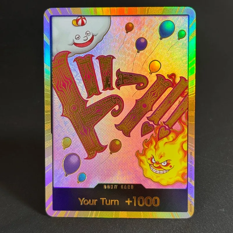 10PCS DON OPCG English TCG Gold DON!!! Collection Cards Zoro Ace Doflamingo Rebecca FOIL NM Refraction Flash Cards ToyGifts OPCG — image 9