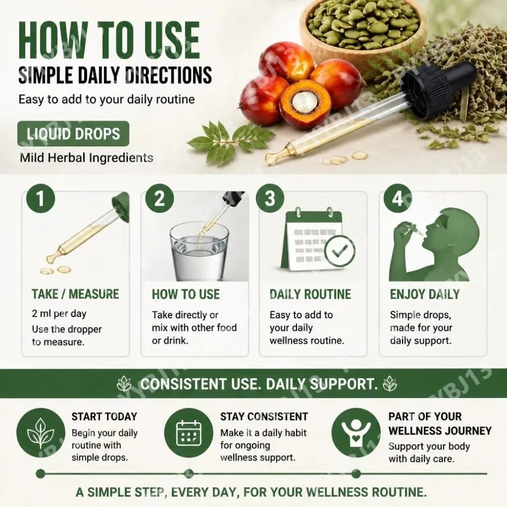 Docteat Prostate Support Liquid Drops Saw Palmetto Nettle Root Pumpkin Seed Extract Men's Daily Wellness 60ml 2 fl oz 30 Days — image 5