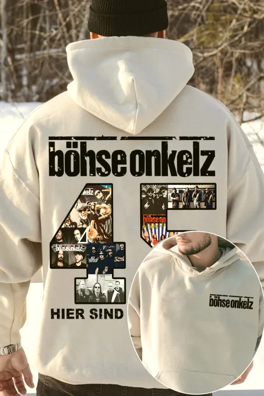 Böhse Onkelz Für Echte Fans Men's Hoodies Fleece Warm Autumn Winter Thick Pullover Oversized Y2k Tracksuit Male Coats Sweatshirt — image 17