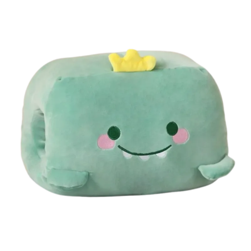 Mainan Mewah Kreatif Bantal Mewah Penghangat Tangan Super Lembut Tetap Hangat Bantal Tidur Siang Kantor Bantal Kartun Hewan Mainan Boneka Kantor — image 8