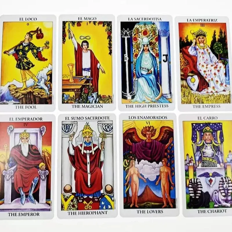78pcs The Rider Tarot Deck with Instruction Booklet Essential for Tarot Beginners & Expert Readers English-Spanish — image 3