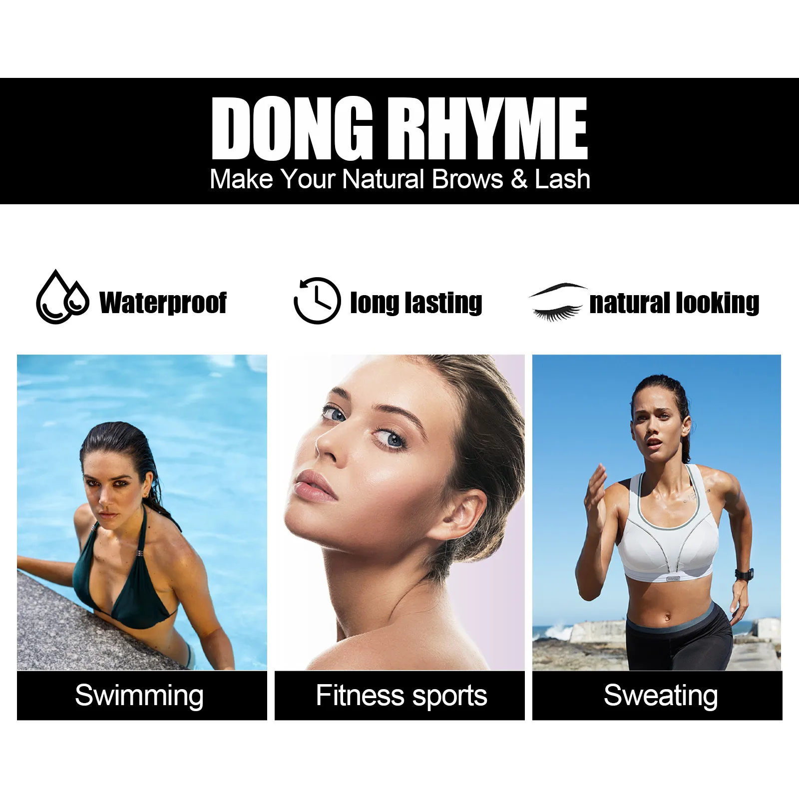 Eelhoe 2-In-1 Eyebrow Eyelash Dyeing Set Lastin Nourishing Eye Care Makeup Lasting Lifting Waterproof Eyelash Thicker Dye Kits