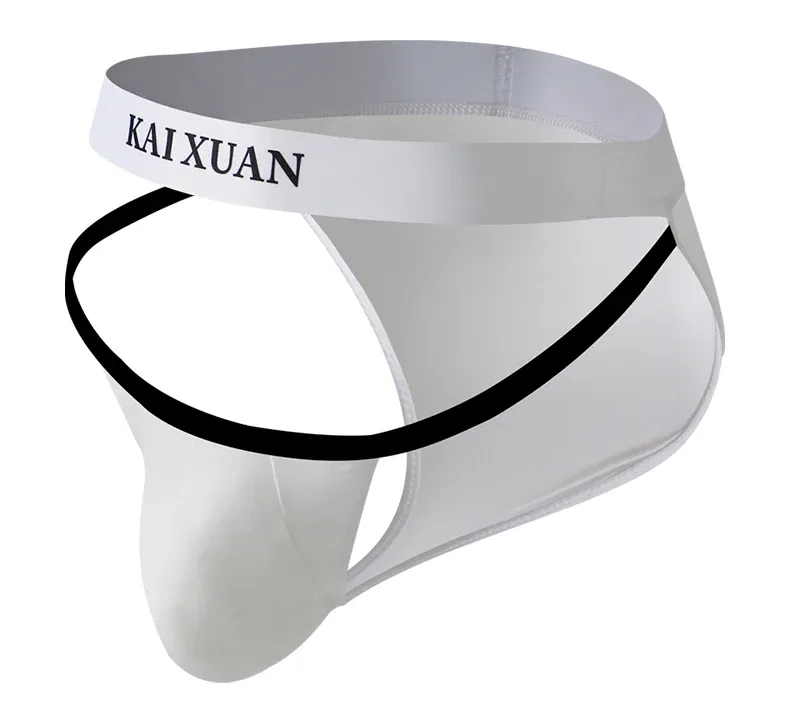 Fashion Men's Underwear Breathable Ice Silk Underpants Soft and Comfortable Briefs — image 15