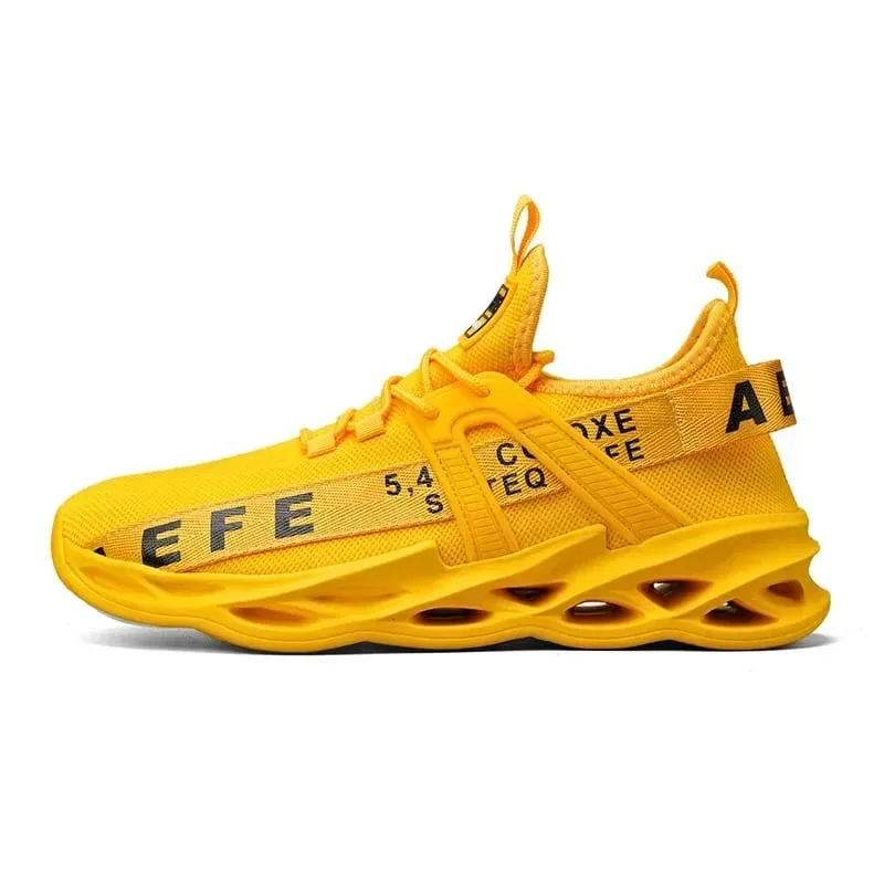 Mens Sneakers Lightweight Comfortable Mesh Breathable Sneakers Men Green Casual Shoes Thick Sole Running Shoes for Men — image 9