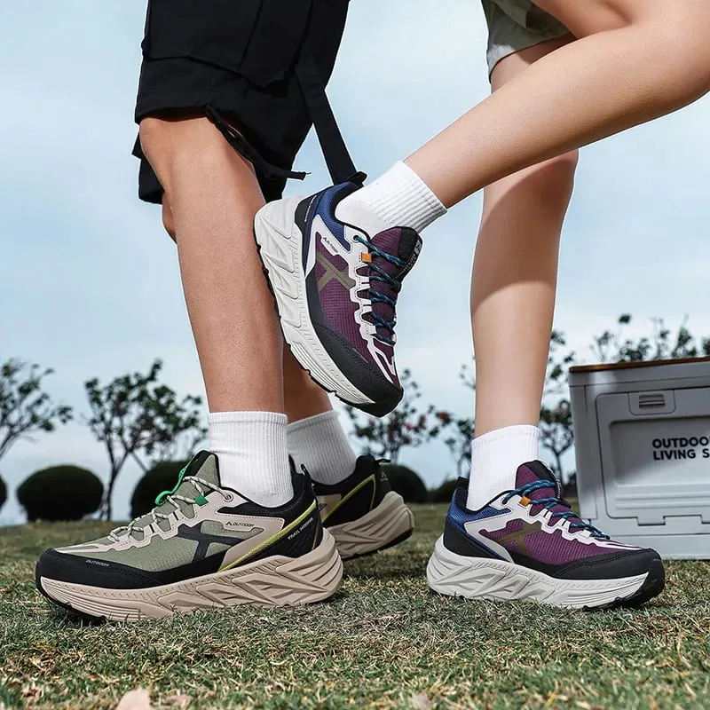 Men's Running Shoes Jogging Breathable Sneakers Outdoor Luxury Men's Shoes Couple Trainer Race Tennis Shoes Off-road Shoes — image 3