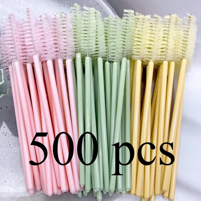 Zanse 50/500pcs Eyebrow Eyelash Brushes Eyelash Spoolies Mascara Wands Applicator for Eyelash Extension Makeup Tool — image 13