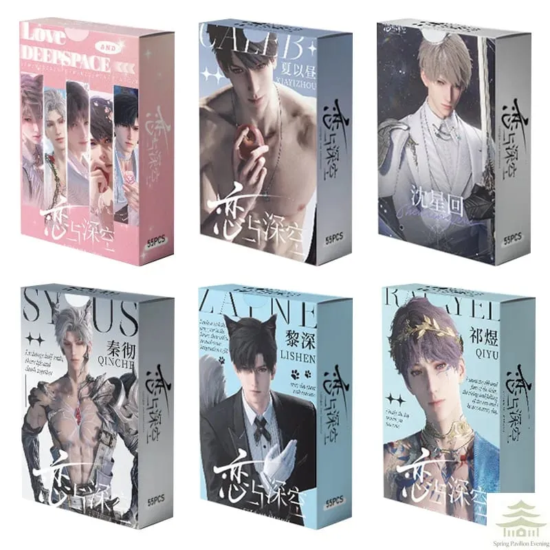 55Pcs Lomo Cards Set HD Aesthetic Character Art‑Print Cards Collectible Decorative Cards Christmas Gift for Game Fans — image 1