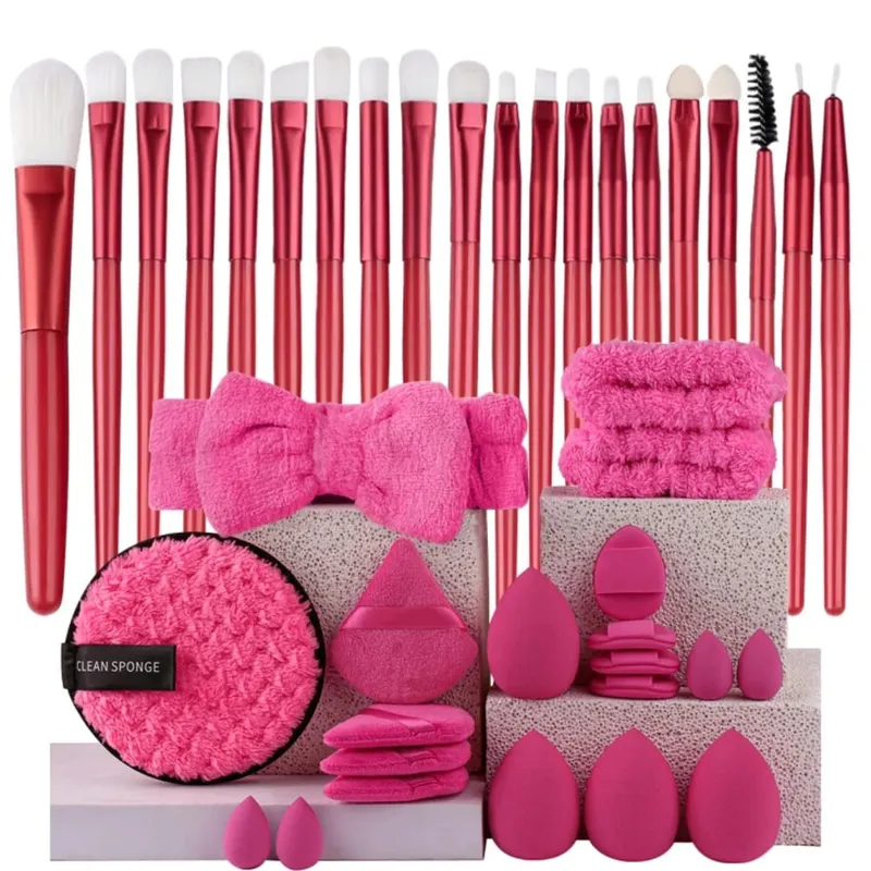 Makeup Brushes Set Premium Synthetic Kabuki Foundation Concealers Powder Blush Blending Face Eye Shadows Brush Set — image 20