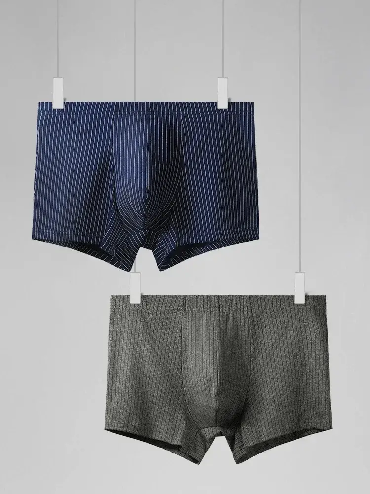 Men's pure cotton underwear. Simple-style men's cotton boxer shorts, thin style for summer, suitable for men's sports, comf — image 4