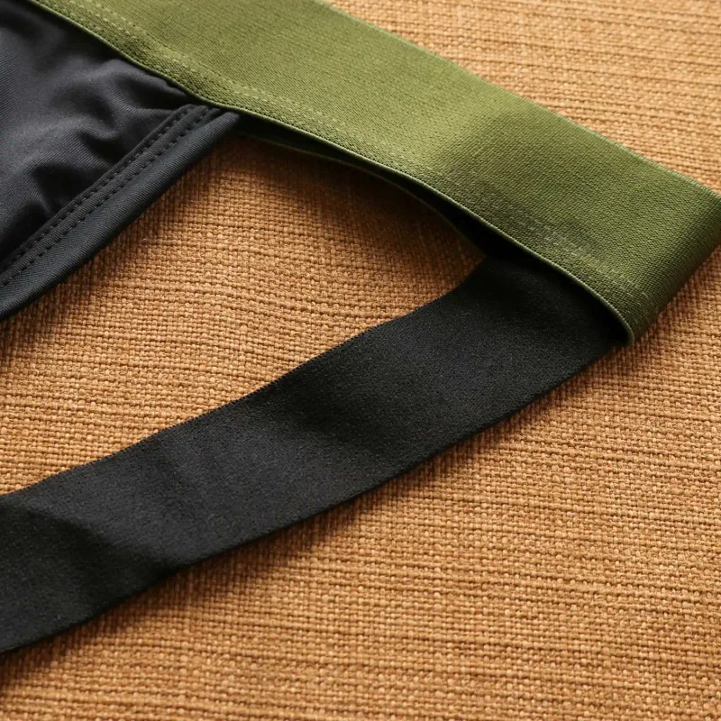 2026New men's personalized ice silk U convex low waist mesh breathable briefs, underwear fashion M388 — image 16