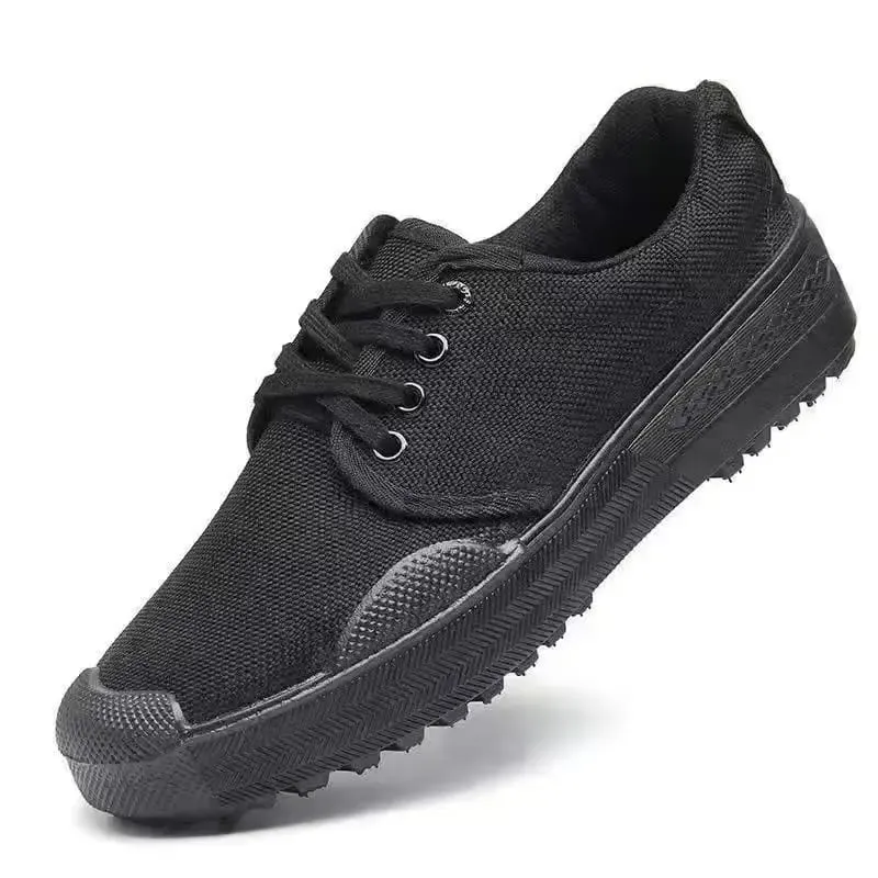 Durable Men Labor Insurance Shoes Anti-smash Safety Sneakers Wear-resistant Rubber Sole Breathable Tactical Training Shoes Work — image 10