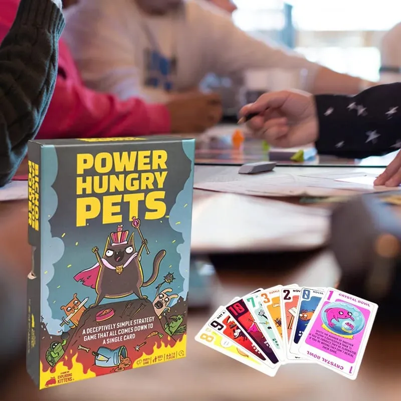 Family Gathering Power Hungry Pets Strategy Card Game Fun Board Game Cards — image 3