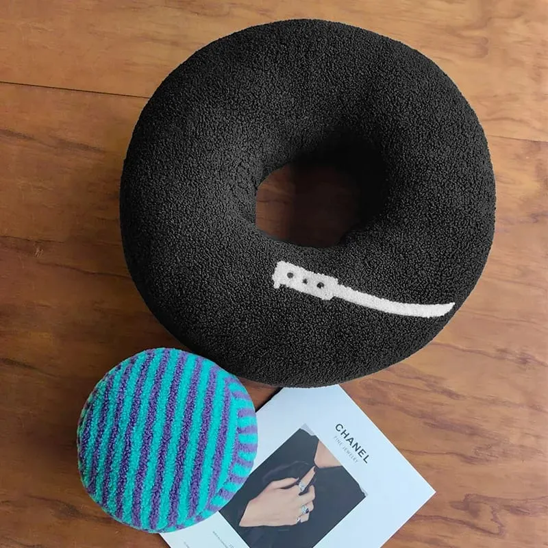 40cm Vinyl Record Shaped Pillow Retro Throw Pillow For Music Lovers Disc Party Creative Plush Cushion Record Sofa Couch Pillow — image 5