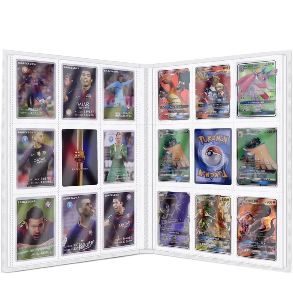 9 Pocket Cards Album Folder Anime Cover Collection Holder Binder Fit For Pokmon YuGiOh TCG Game Sports Football 540 Card Storage — image 6