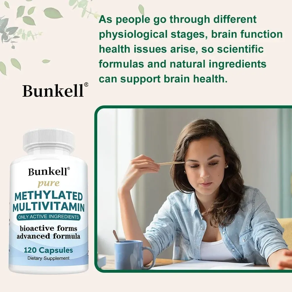 Suplemen Multivitamin Metilasi berkeupayaan tinggi dengan Vitamin C D B12 Untuk Menyokong Tenaga dan Fokus serta Mengekalkan Kesihatan Jantung — image 6