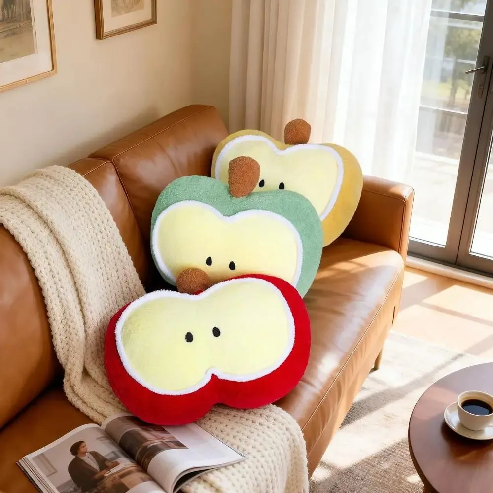 Creative Plush Fruit Doll Pillow Soft Stuffed Sleeping Cushion Office Seat Cushion For Living Room Sofa Bed — image 5