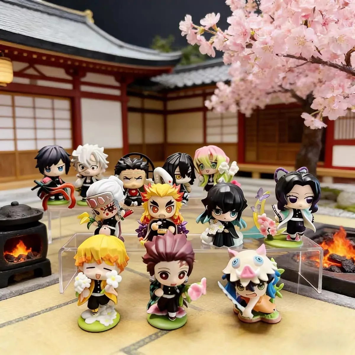 2026 Tanjiro Kamado Nezuko Demon-Slayer Anime Cartoon Figure Blind Box Creative Personalized Statue Ornament Surprise Gift Box — image 3