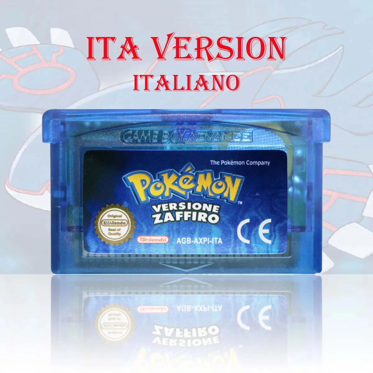GBA/GBC ITA Version Pokemon Rubino/Zaffiro/Smeraldo/Cristallo/Verde Game Cartridge Video Game Card High Quality with Battery — image 8