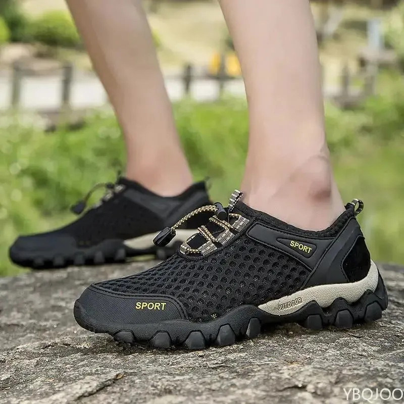 Summer Fashion Breathable Water Wading Men's Shoes Sports and Leisure Running Trend Flat Bottomed Mountaineering Sports Shoes — image 5