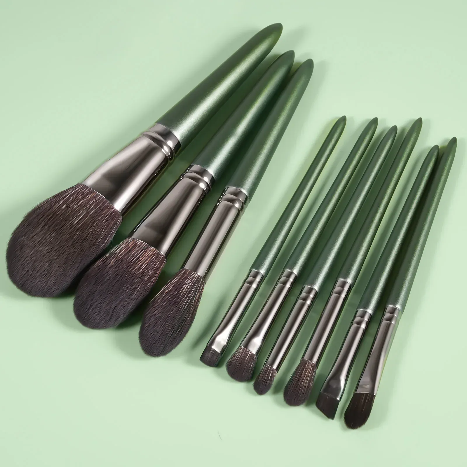 9PCS Makeup Brushes Set Eye Shadow Foundation Powder Contour Makeup Brush Cosmetic Beauty Tool Kit — image 3