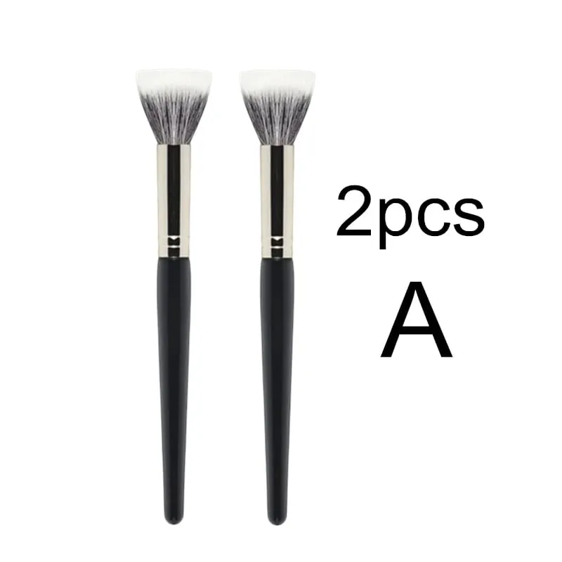Stippling Highlight Makeup Brushes Blush Gedehår Multifunktionel Beauty Foundation Make Up Brush Tools — image 20